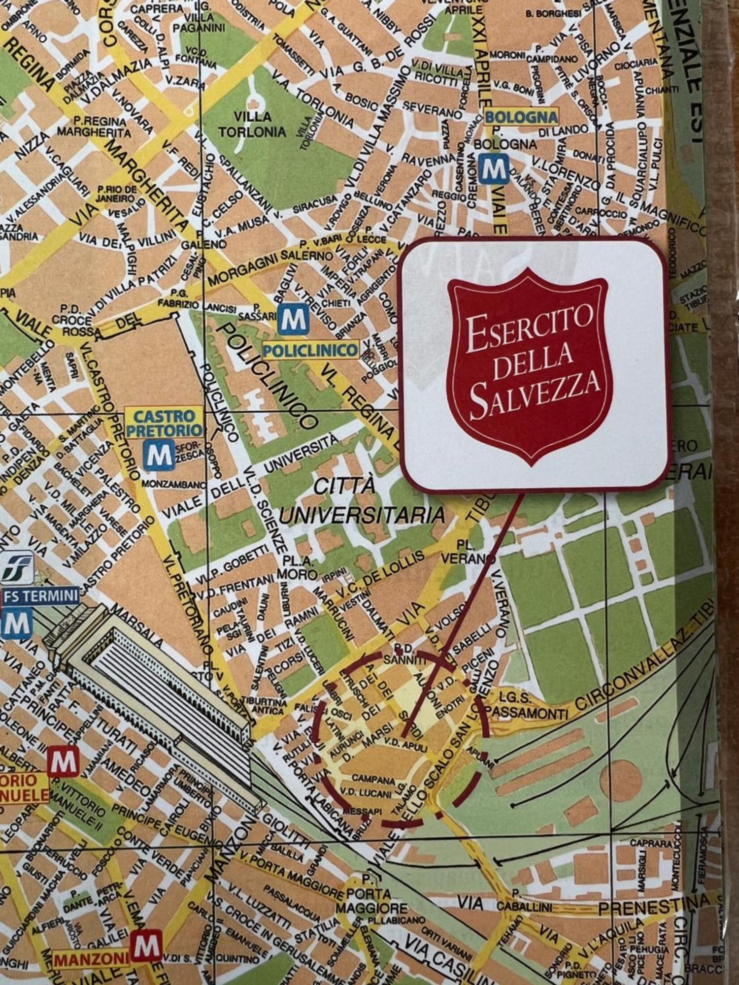 Foresteria Roma Esercito Della Salvezza Buitenkant foto